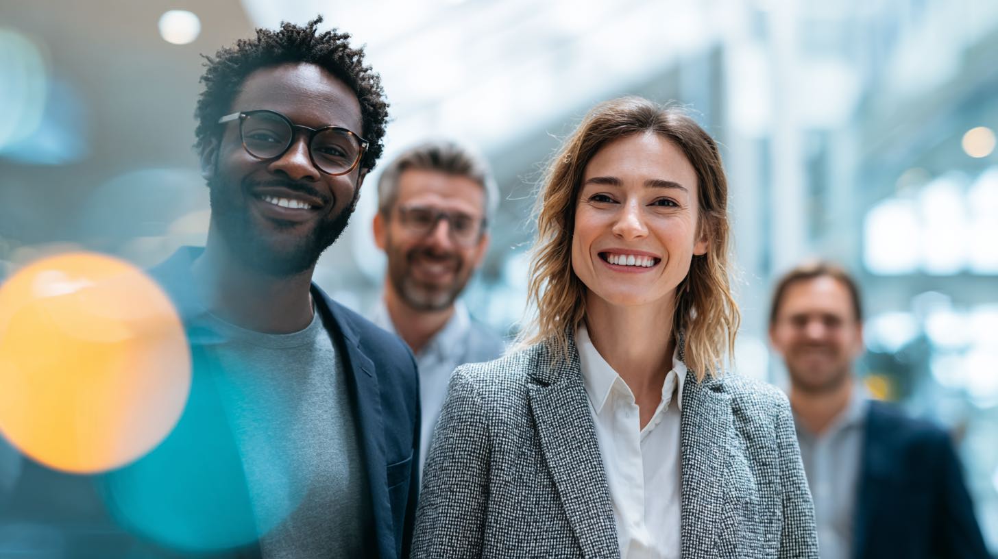 Professionals in conversation