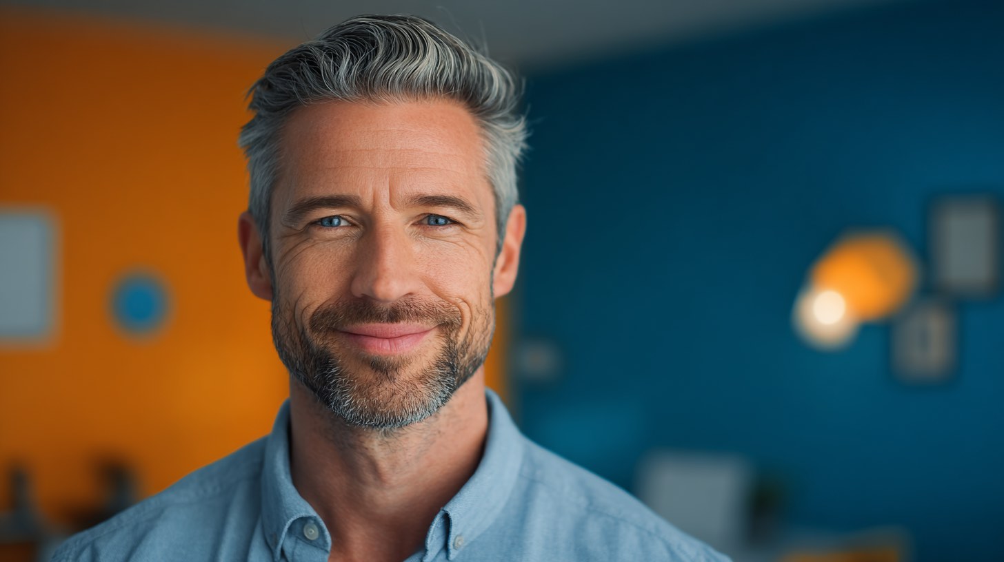 Confident professional